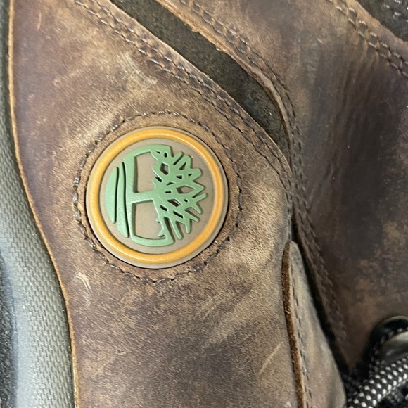 Timberland White Ledge Hiking Boots WP Mid-Cut Ankle Brown Black Waterproof 12 W - Picture 9 of 17